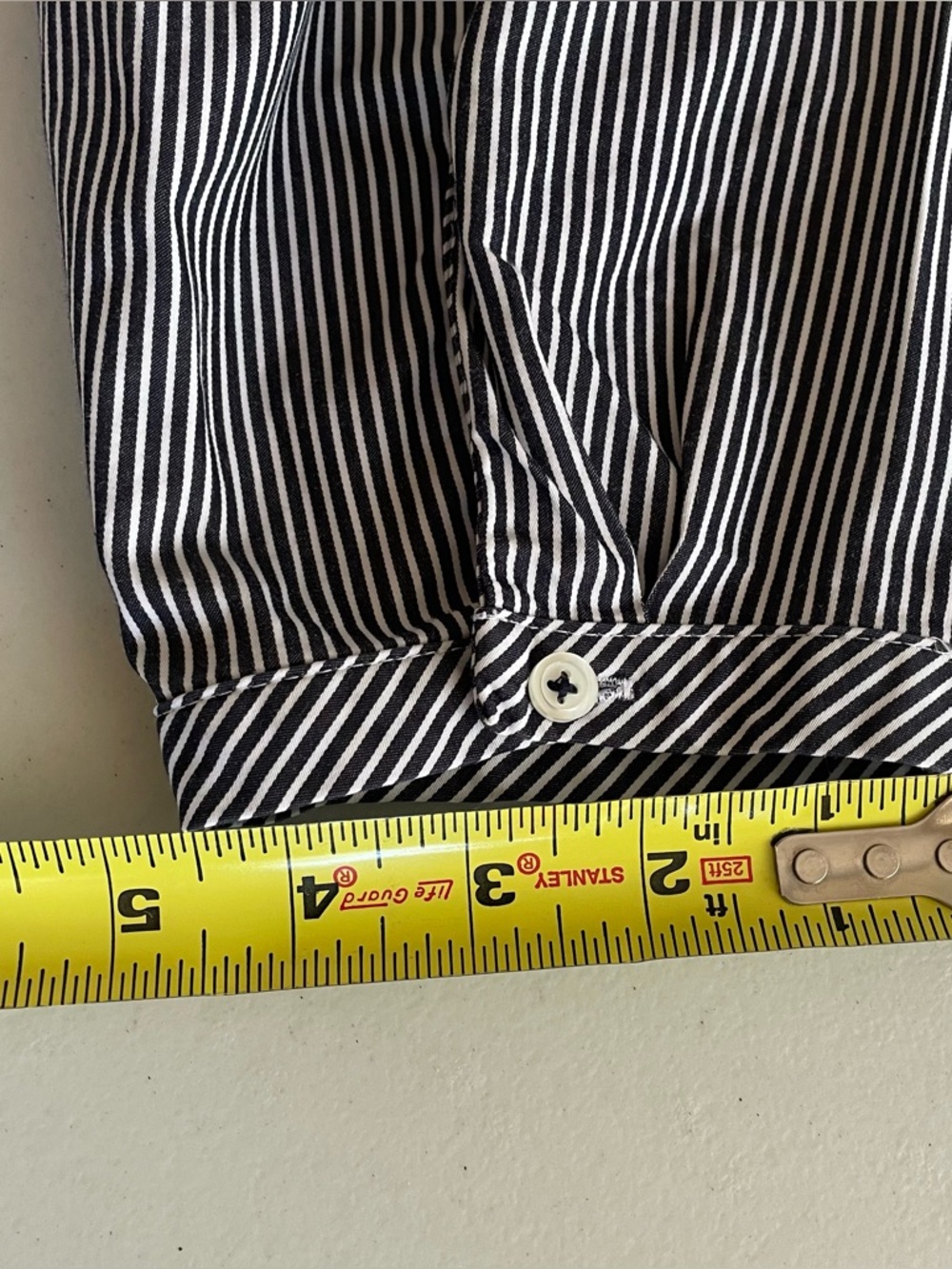 Talbots 100% Cotton 3/4 Sleeve Striped Lagenlook Tunic Top Size 2Xp / XXLP - Picture 13 of 13